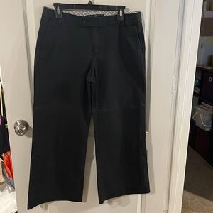 GAP Black Pants Size 12A. Wide Leg